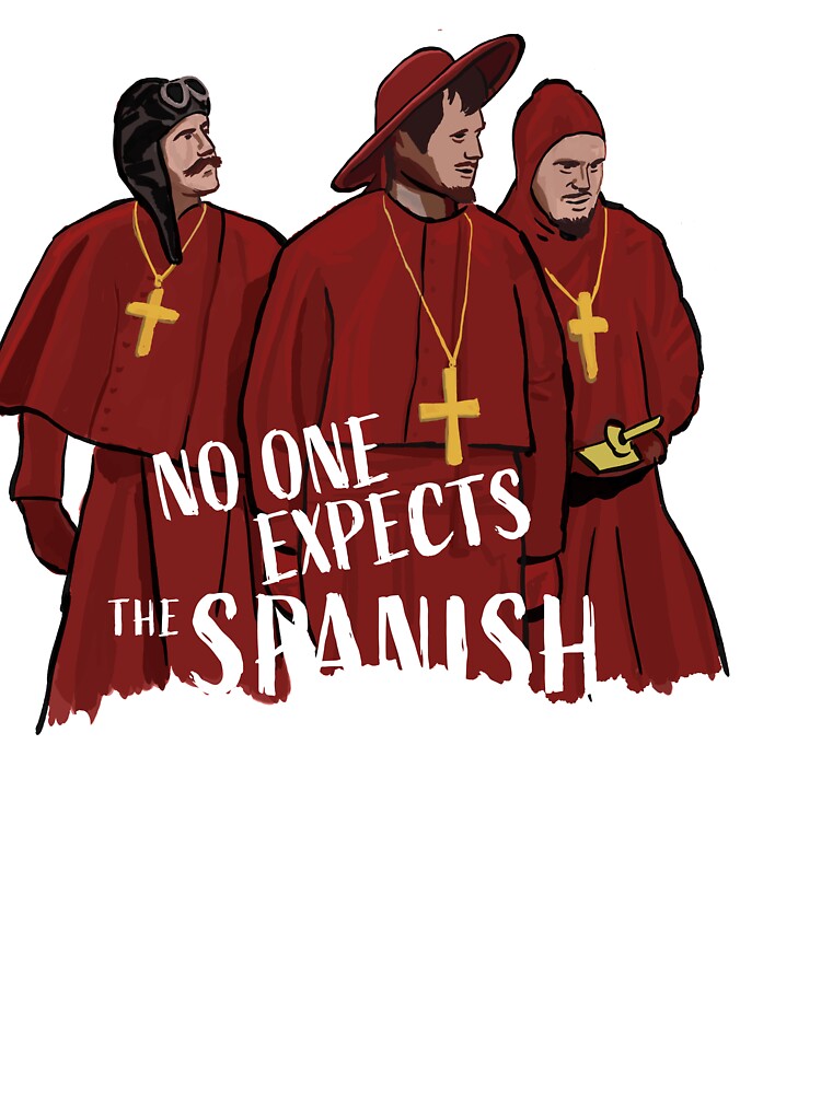 Monthy Pythons No One Expects The Spanish Inquisition Shower Curtain - Image 2