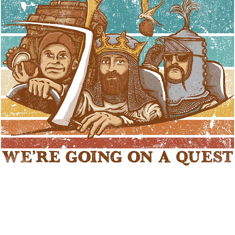 Monthy Pythons We Re Going On A Quest Tote Bag - Image 2