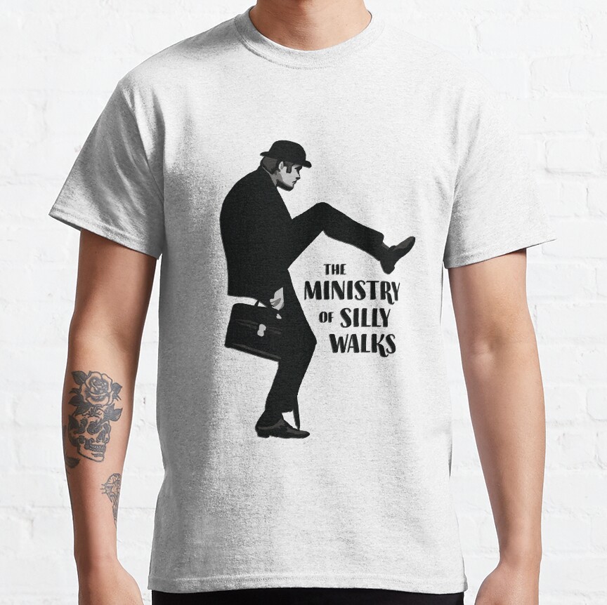 Monthy Pythons The Ministry Of Silly Walks T-shirt - Image 2