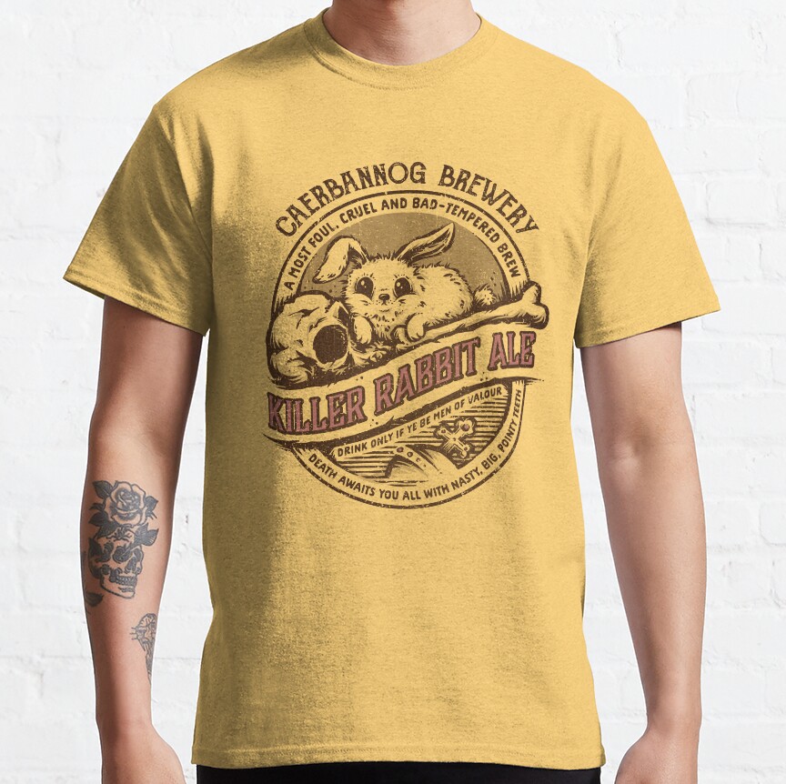 Monthy Pythons Killer Rabbit Ale T-shirt - Image 6