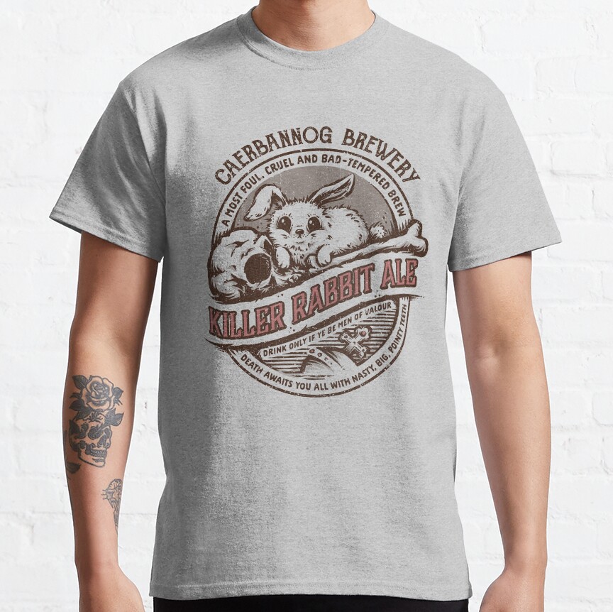 Monthy Pythons Killer Rabbit Ale T-shirt - Image 2