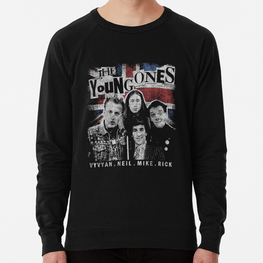 Monthy Pythons The Young Ones Vyvyan Bastard Comedy Sweatshirt