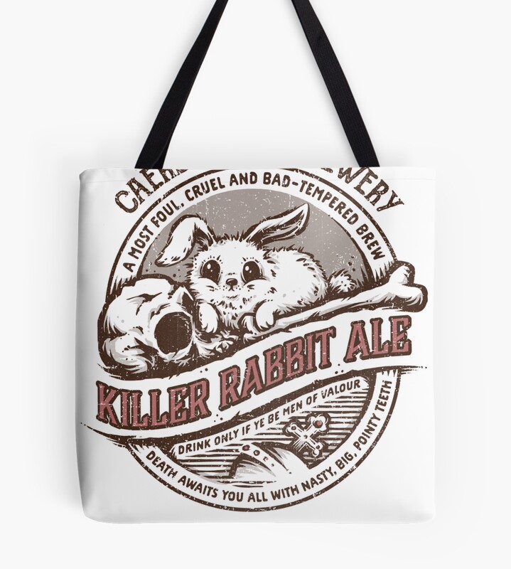 Monthy Pythons Killer Rabbit Ale Tote Bag