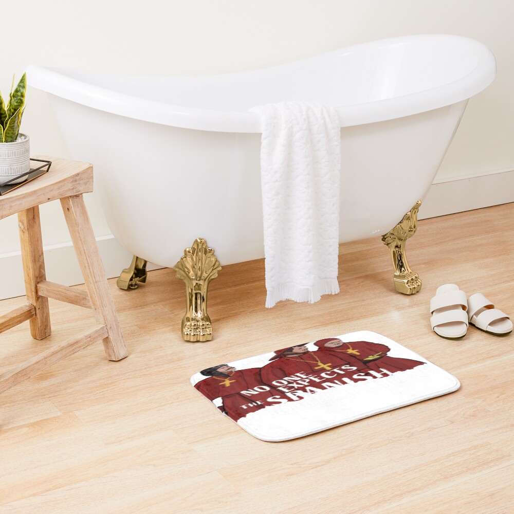 Monthy Pythons No One Expects The Spanish John Cleese Bath Mat - Image 2