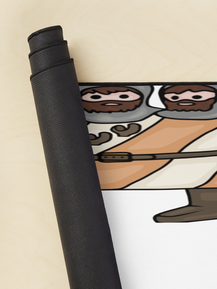 Monthy Pythons Brave Sir Robin And The Three Headed Giant Mouse Pad - Image 2