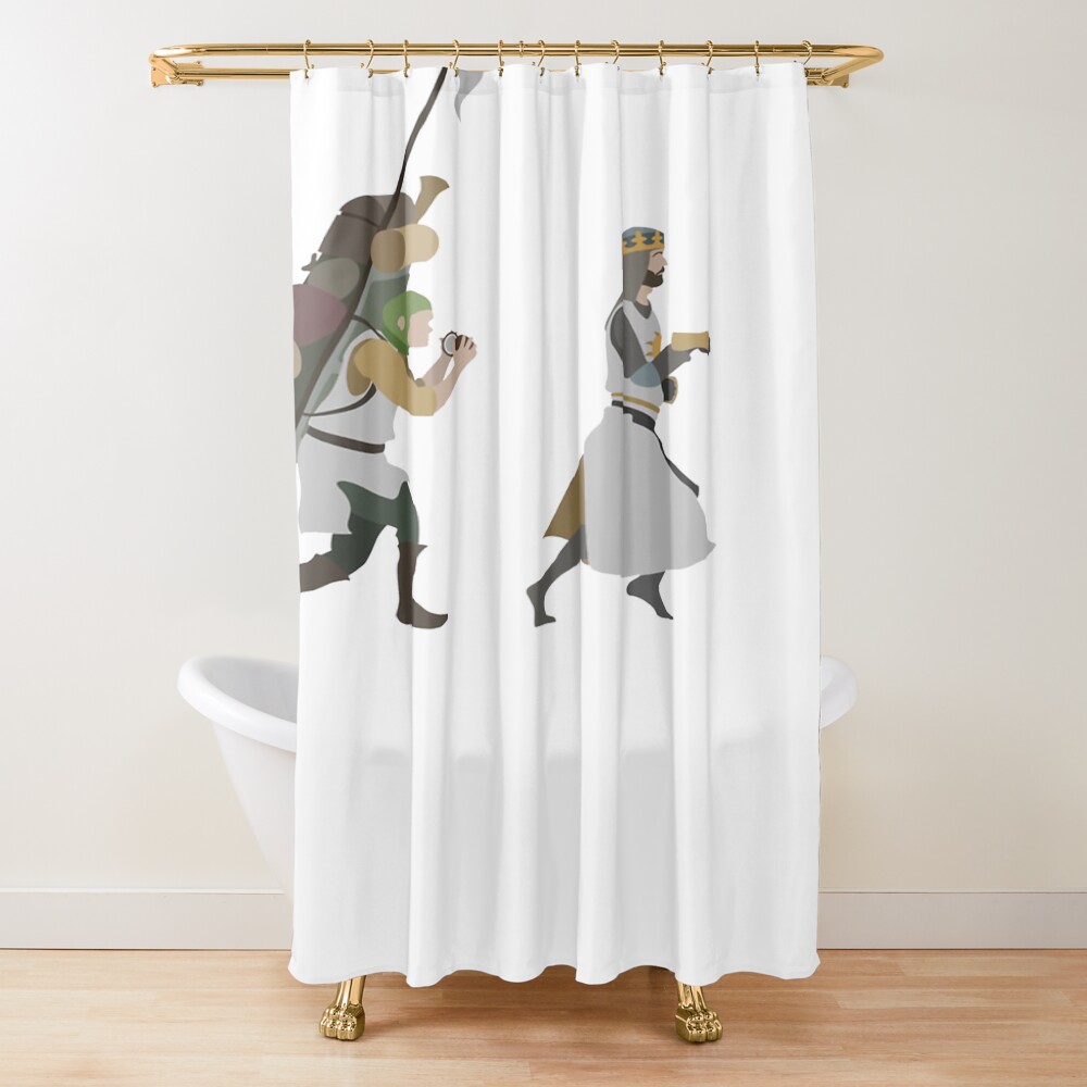 Monthy Pythons King Arthur Shower Curtain